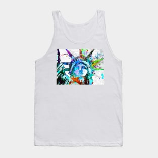 Statue of Liberty Grunge Tank Top